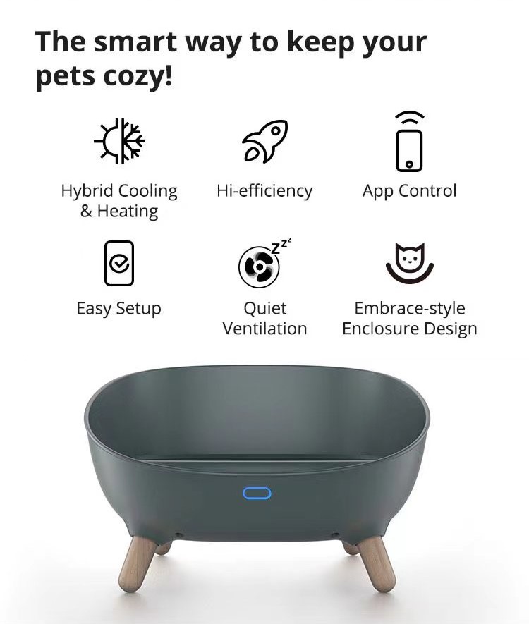 Petoneer Cozy Sofa บ้านแมว ที่นอนแมวปรับอุณหภูมิได้