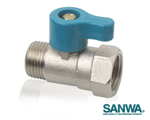 มินิบอลวาล์ว ผ.ม. SANWA 1/2"