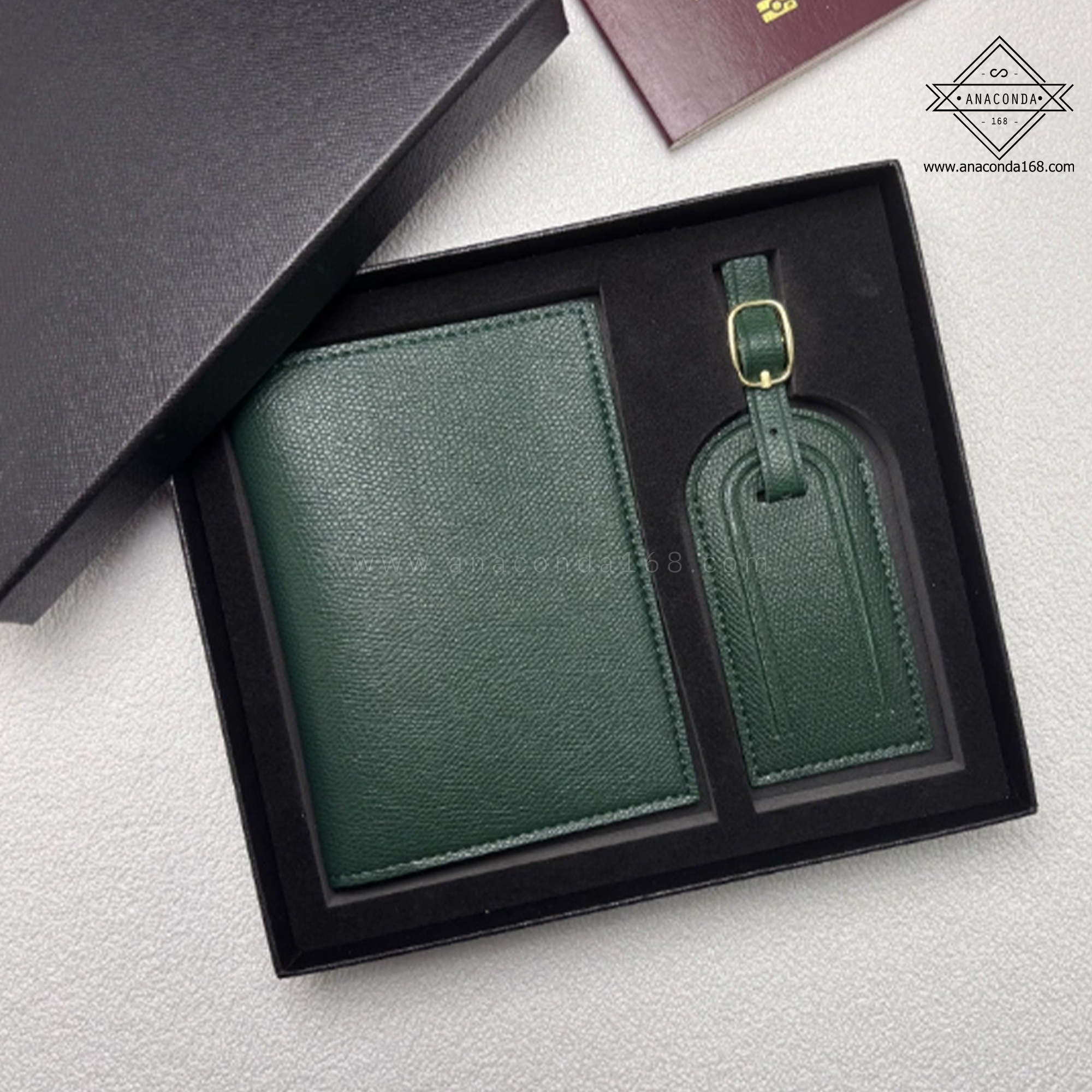 เซ็ท 2 ชิ้น กระเป๋าพาสสปอร์ต ป้ายแท็ก