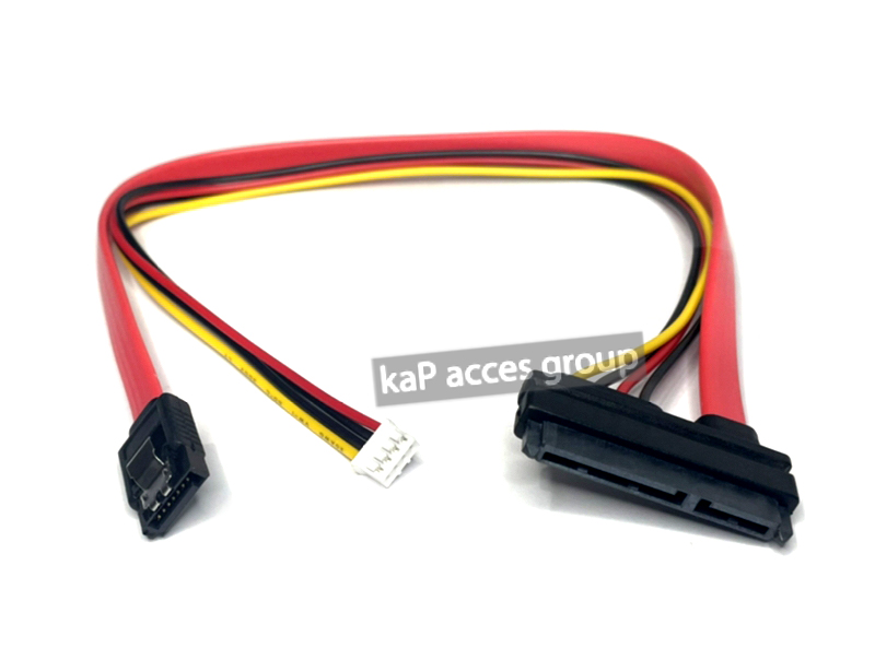 SATA + Power SMD 4 Pin Cable สาย Serial ATA 22pin ความยาว 35ซม.