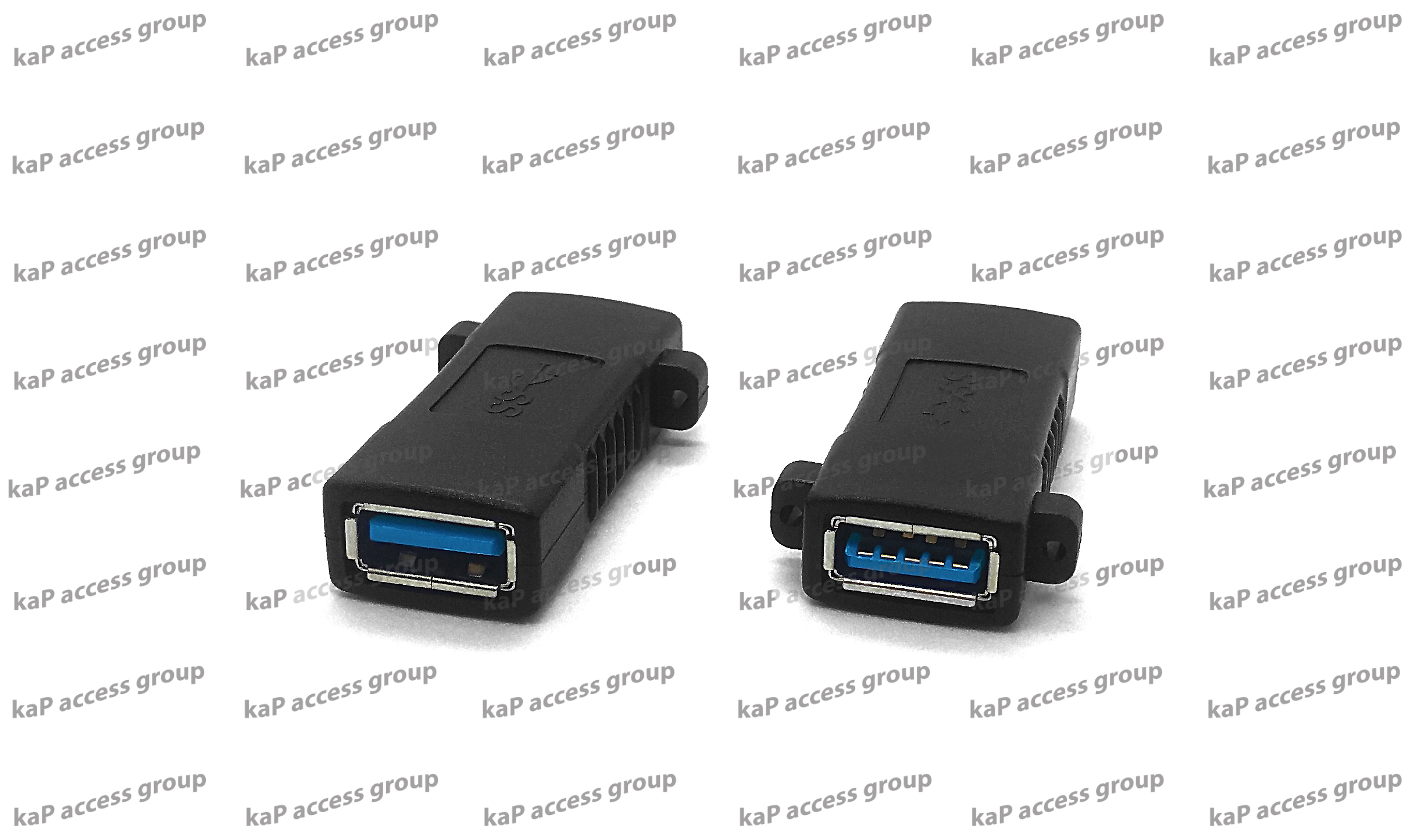 หัวต่อ USB 3.0 เมีย / เมีย แบบมีหูหิ้วติดแท่น