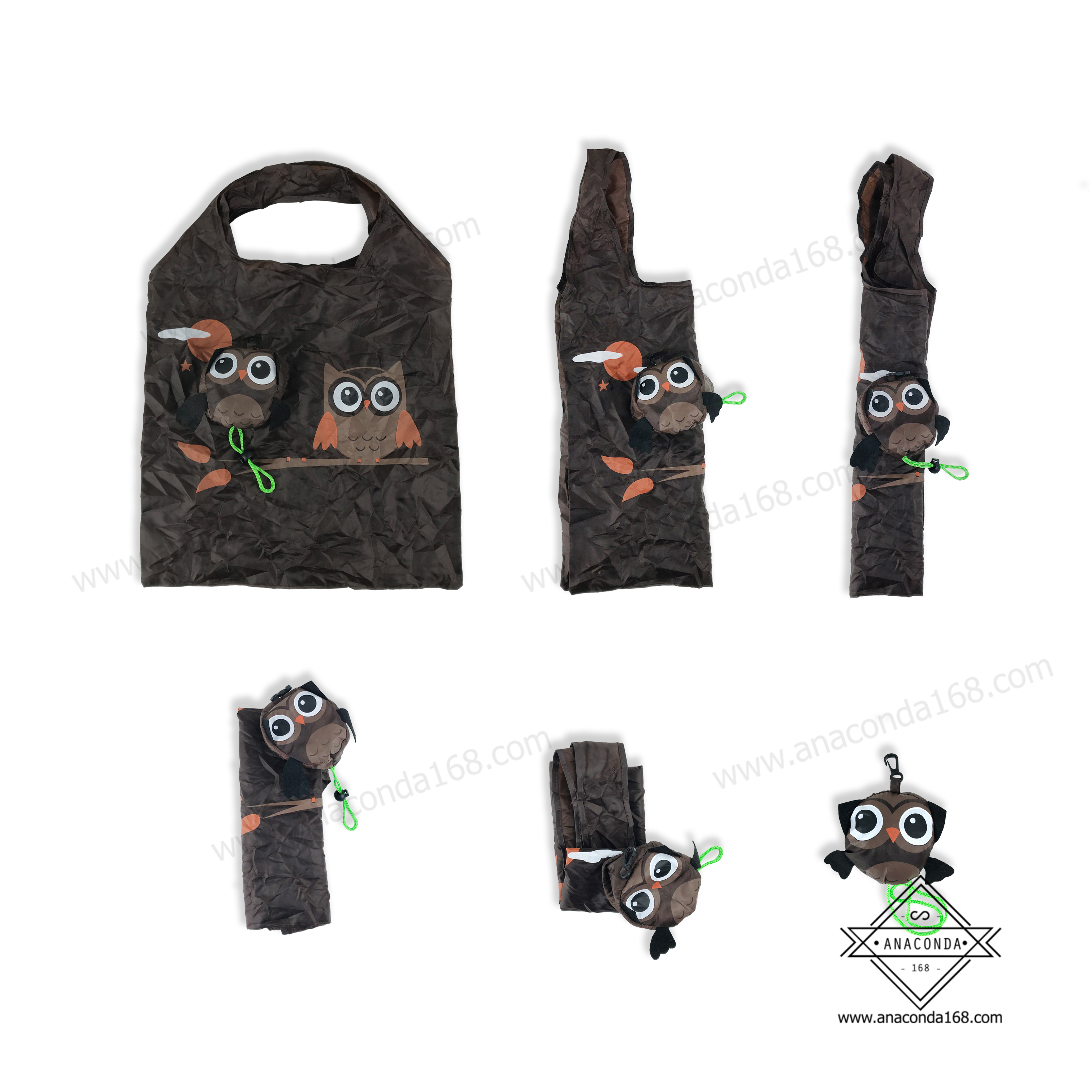 กระเป๋าพับเก็บได้ลายน่ารัก ถุงช้อปปิ้งพับได้V.2 (Shopping Bag)