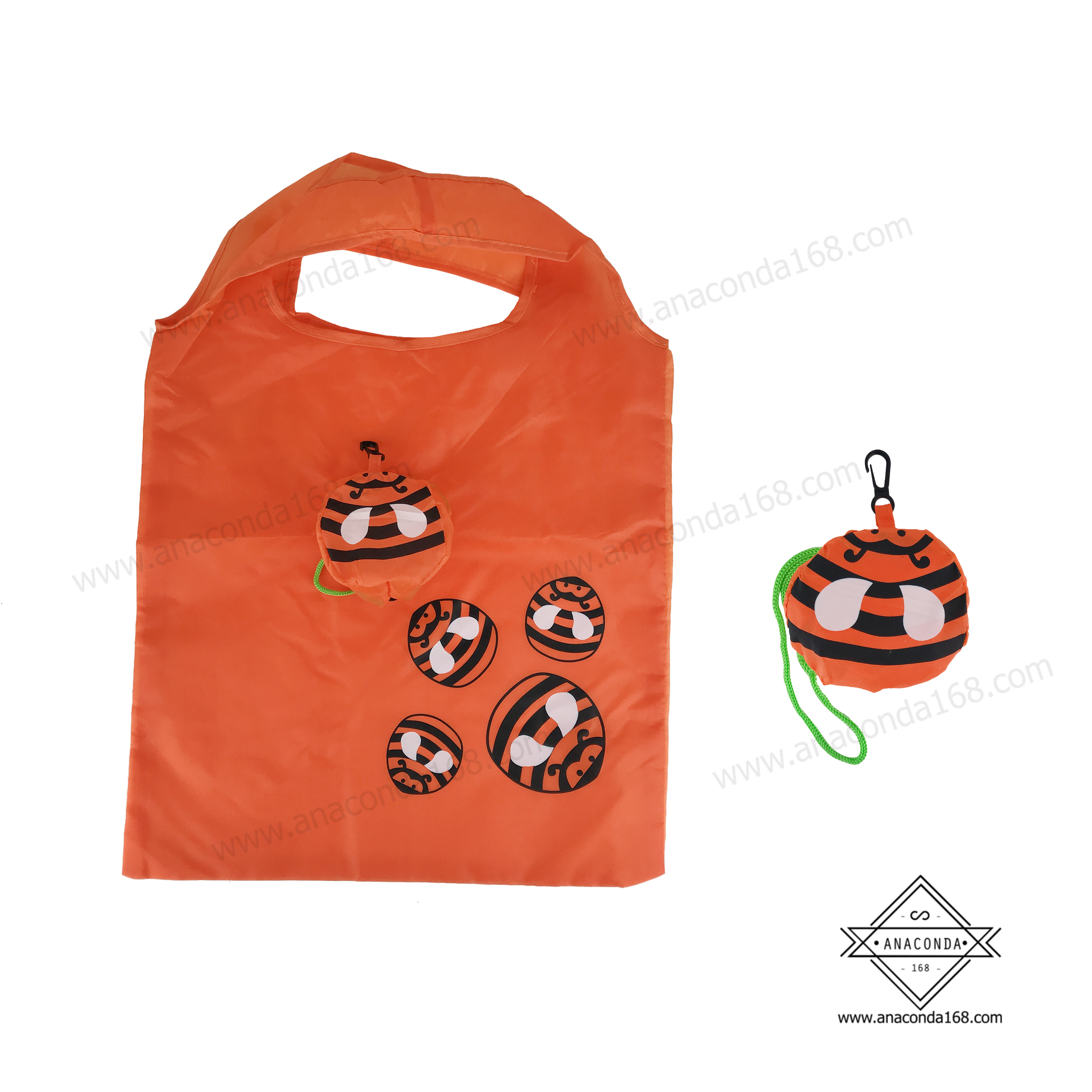 กระเป๋าพับเก็บได้ลายน่ารัก ถุงช้อปปิ้งพับได้ (Shopping Bag)