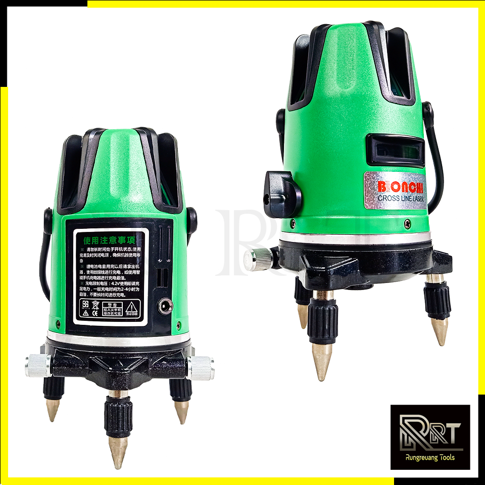 BONCHI ระดับน้ำเลเซอร์ 5 เส้น 360 องศา รุ่น BC-5L(แสงสีแดง)