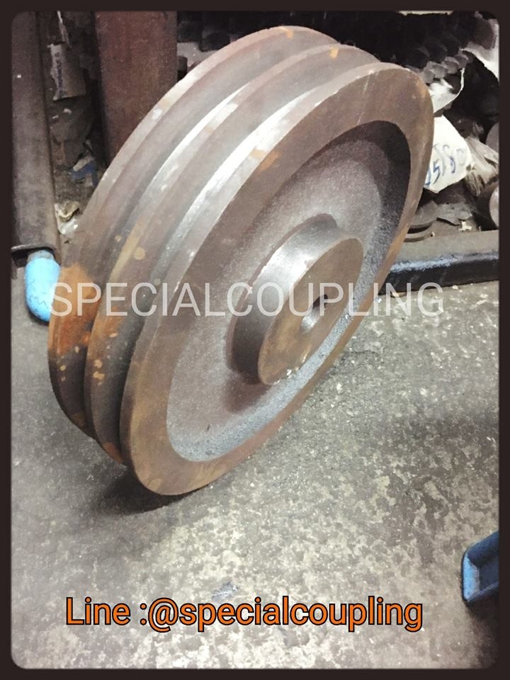 จำหน่ายpulley od 14 นิ้ว 2ร่องC ดุม4 นิ้ว รู1นิ้ว พร้อมส่งคะ ขายส่งและปลีก