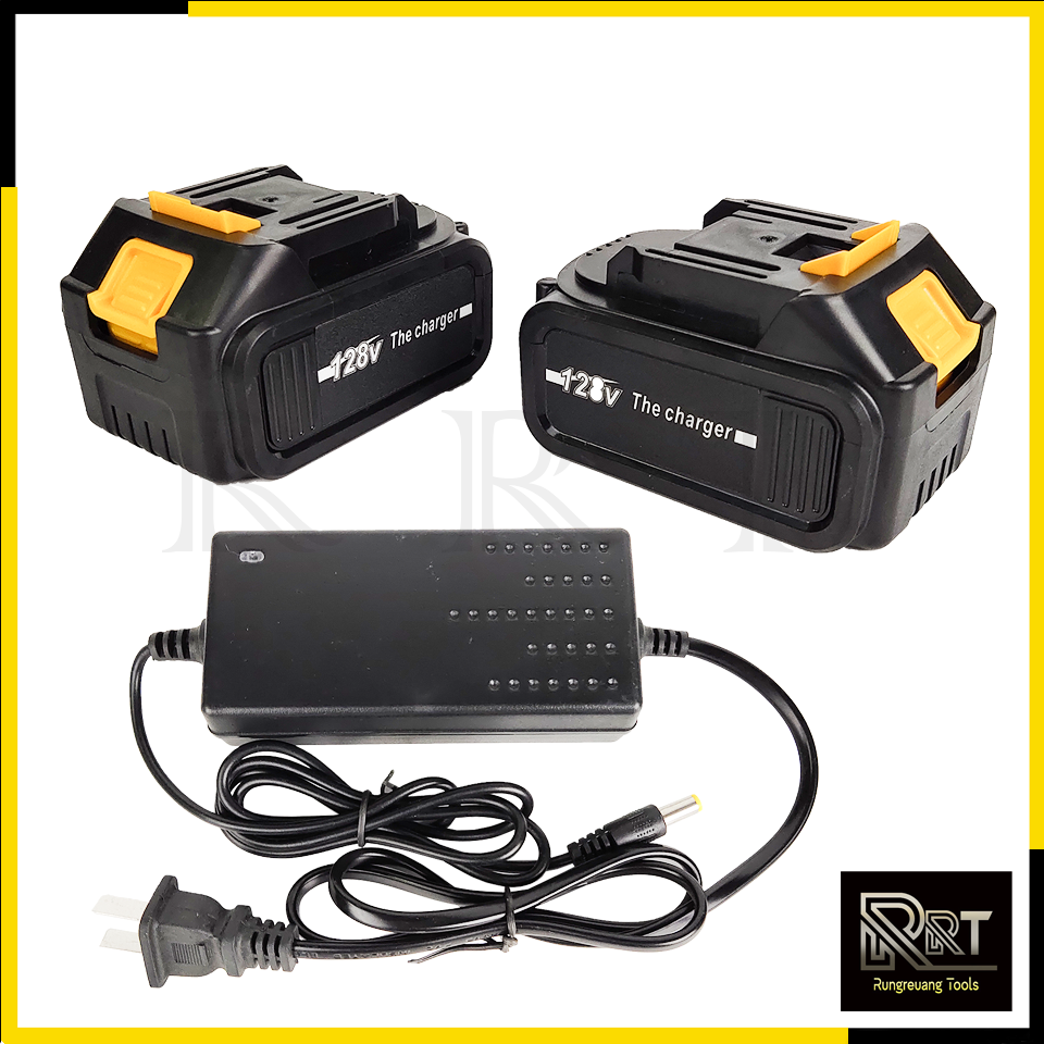 MAXNUM เครื่องเจียร์ไร้สาย 128V เครื่องเจียร์แบตเตอรี่