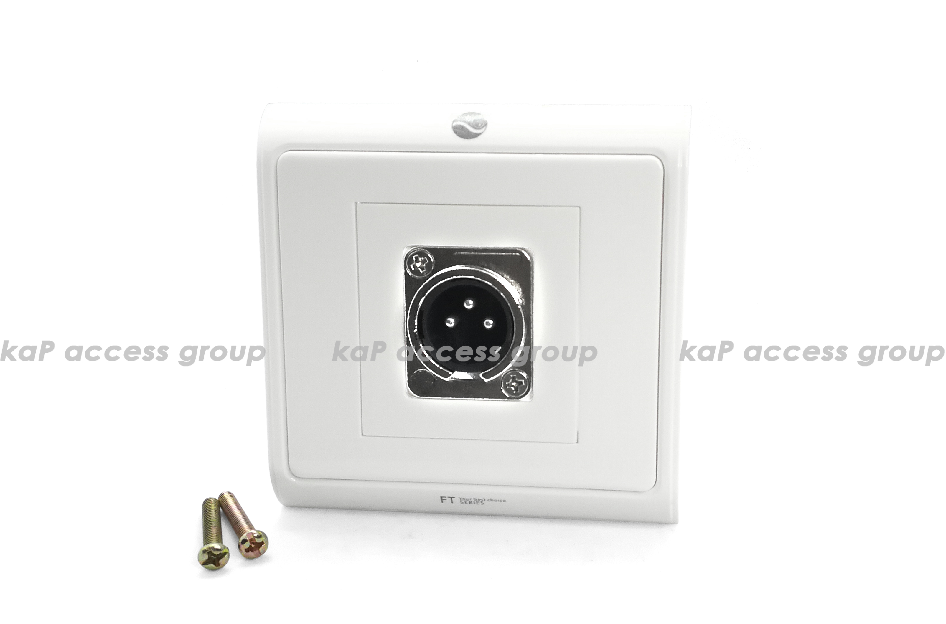 หน้ากากเต้ารับติดผนังซ็อกเก็ต XLR (ตัวผู้)
