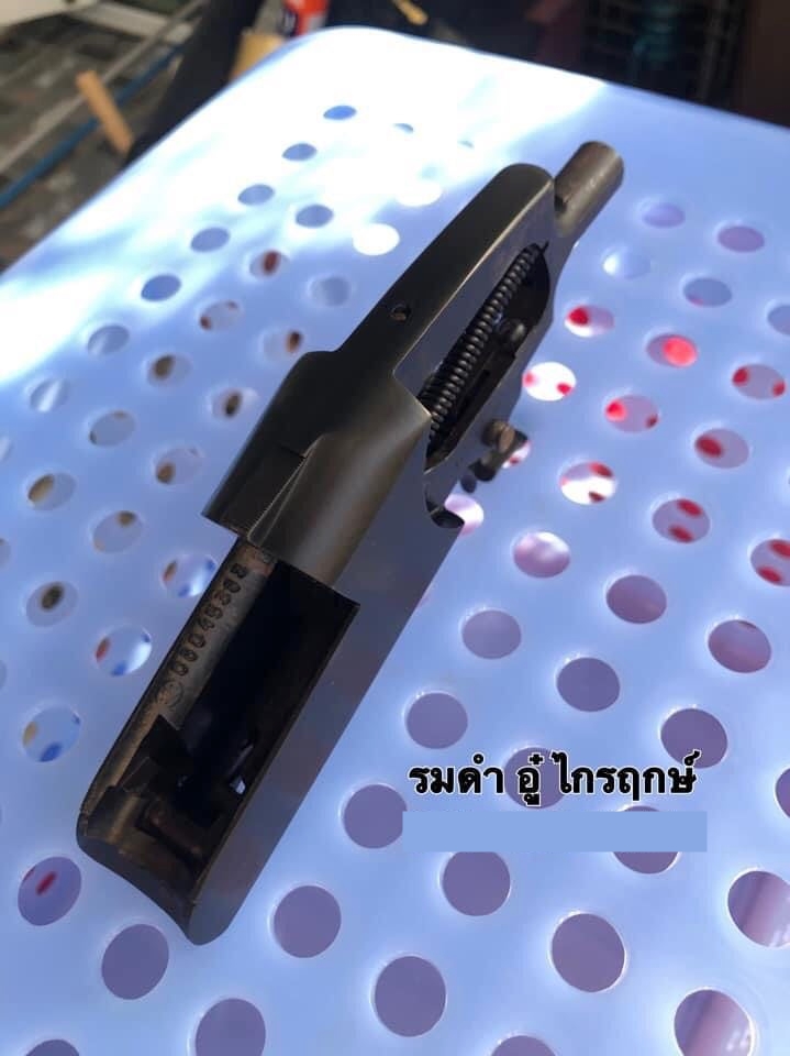ชุดรมดำ SLOW RUST ตรา อู๋ ไกรฤกษ์ ใช้รมดำปืน สำหรับเหล็กเท่านั้น มีคู่มือ