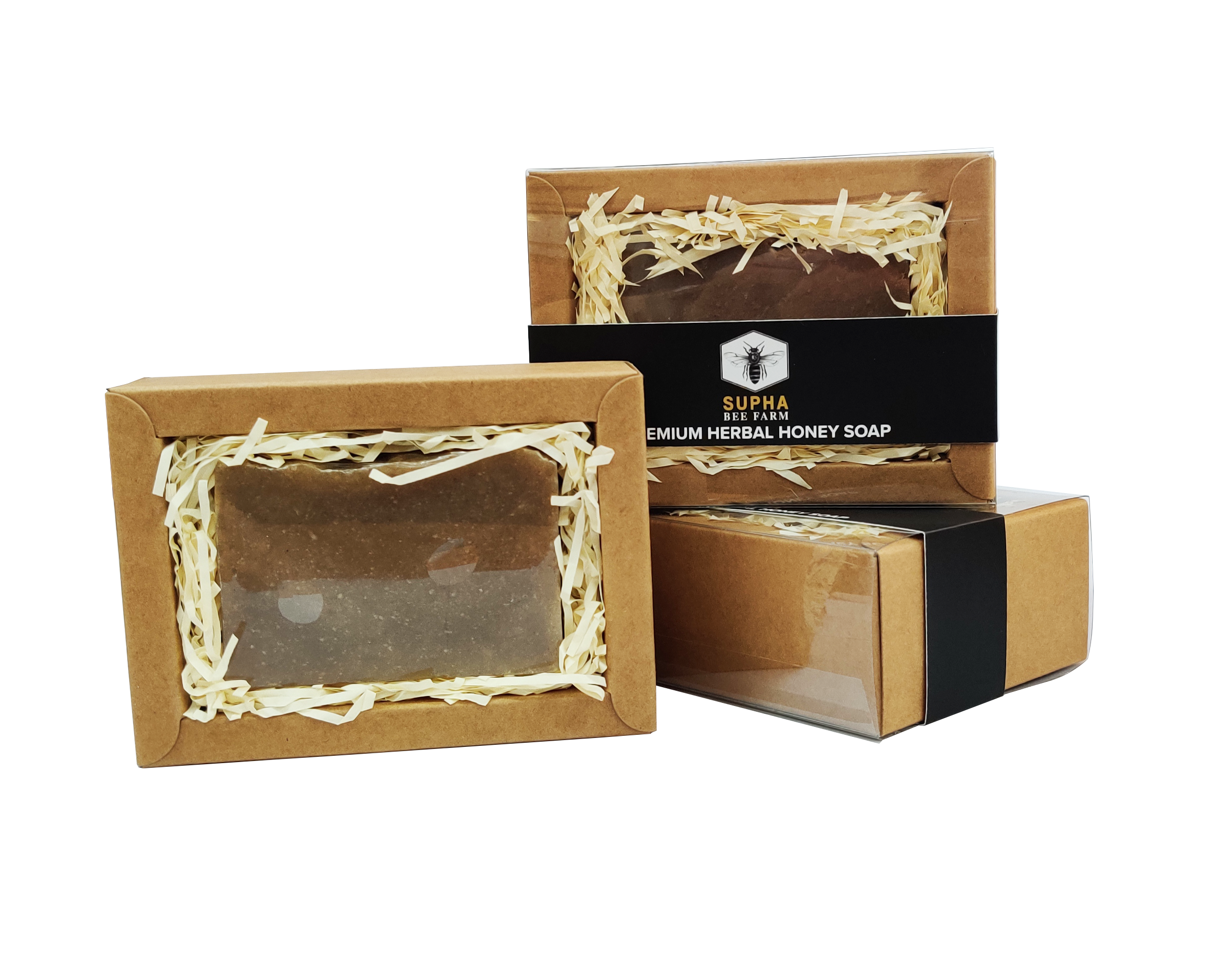 สบู่ก้อนพรีเมียมเฮอเบิ้ล Premium Herbal Honey Soap