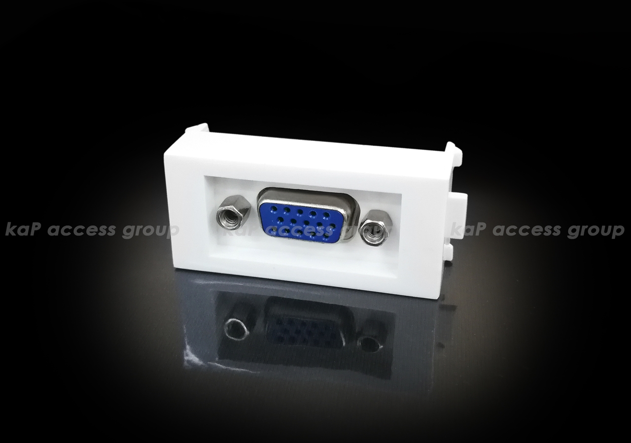 Plate Socket VGA 15 Pin (ขันน็อต)