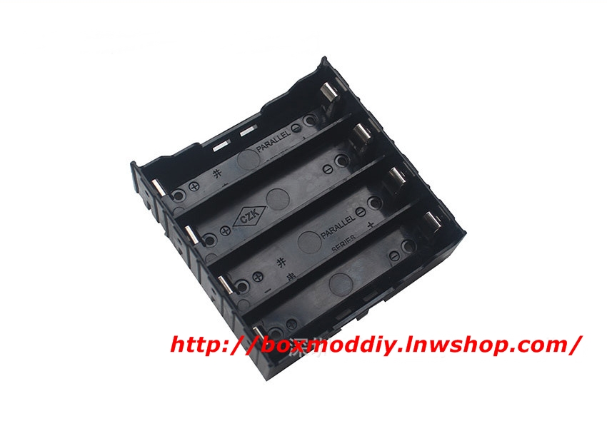 รางถ่าน18650 แบบ4ก้อน ต่ออิสระ