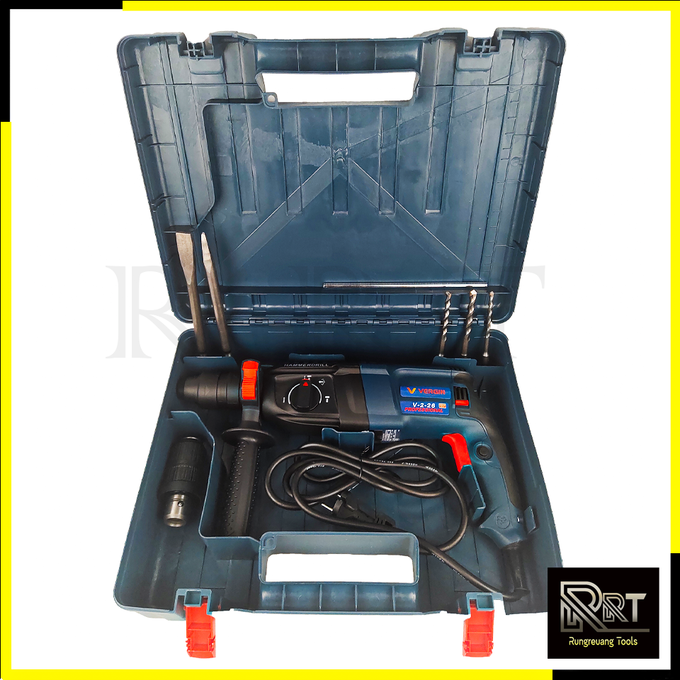 VERGIN สว่านโรตารี่ 3 ระบบ รุ่น 2-26