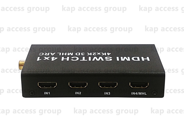 Switch HDMI เข้า 4 ออก 1 จอ Switcher Support ARC / MHL / Audio Separation (4K/ 3D)