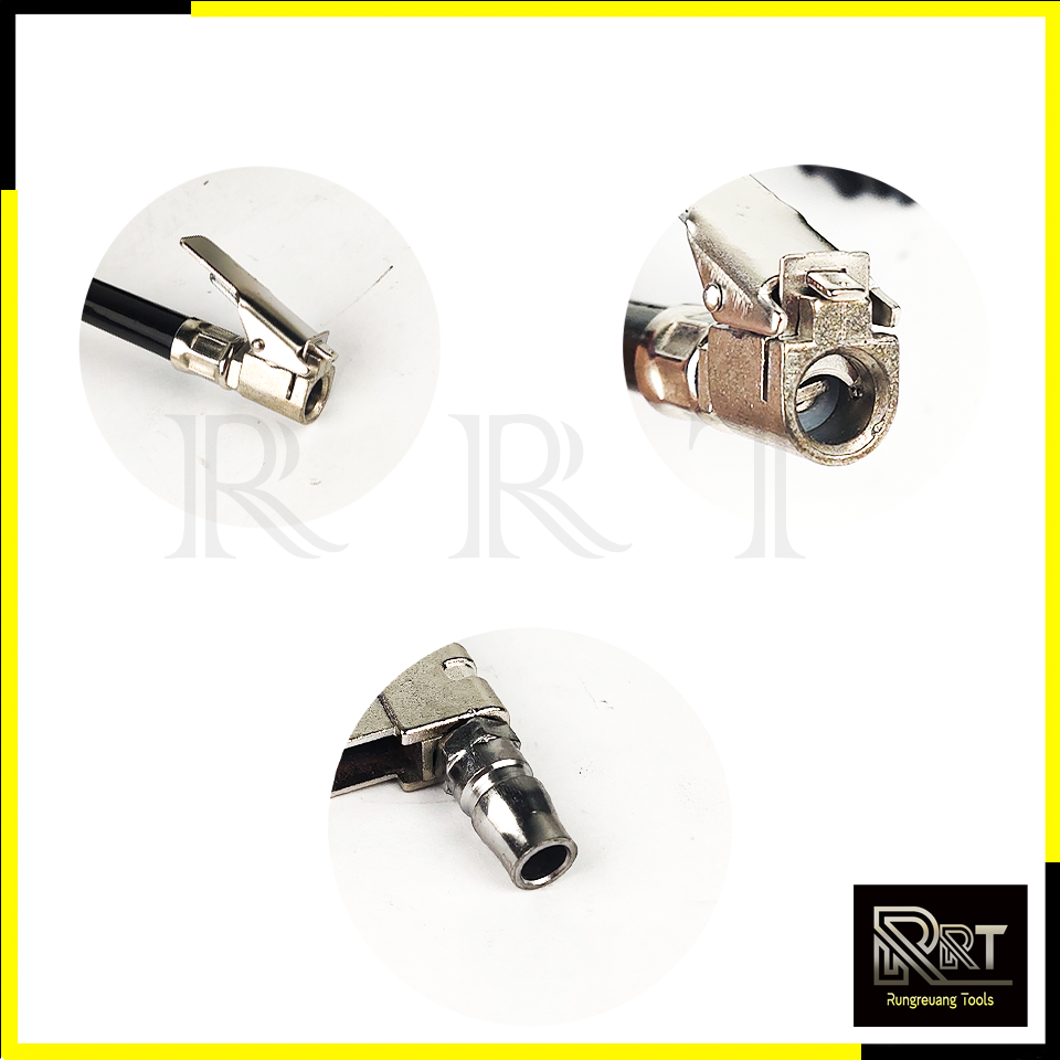 RRT หัวเติมลมพร้อมเกจวัดแรงดันอย่างดี