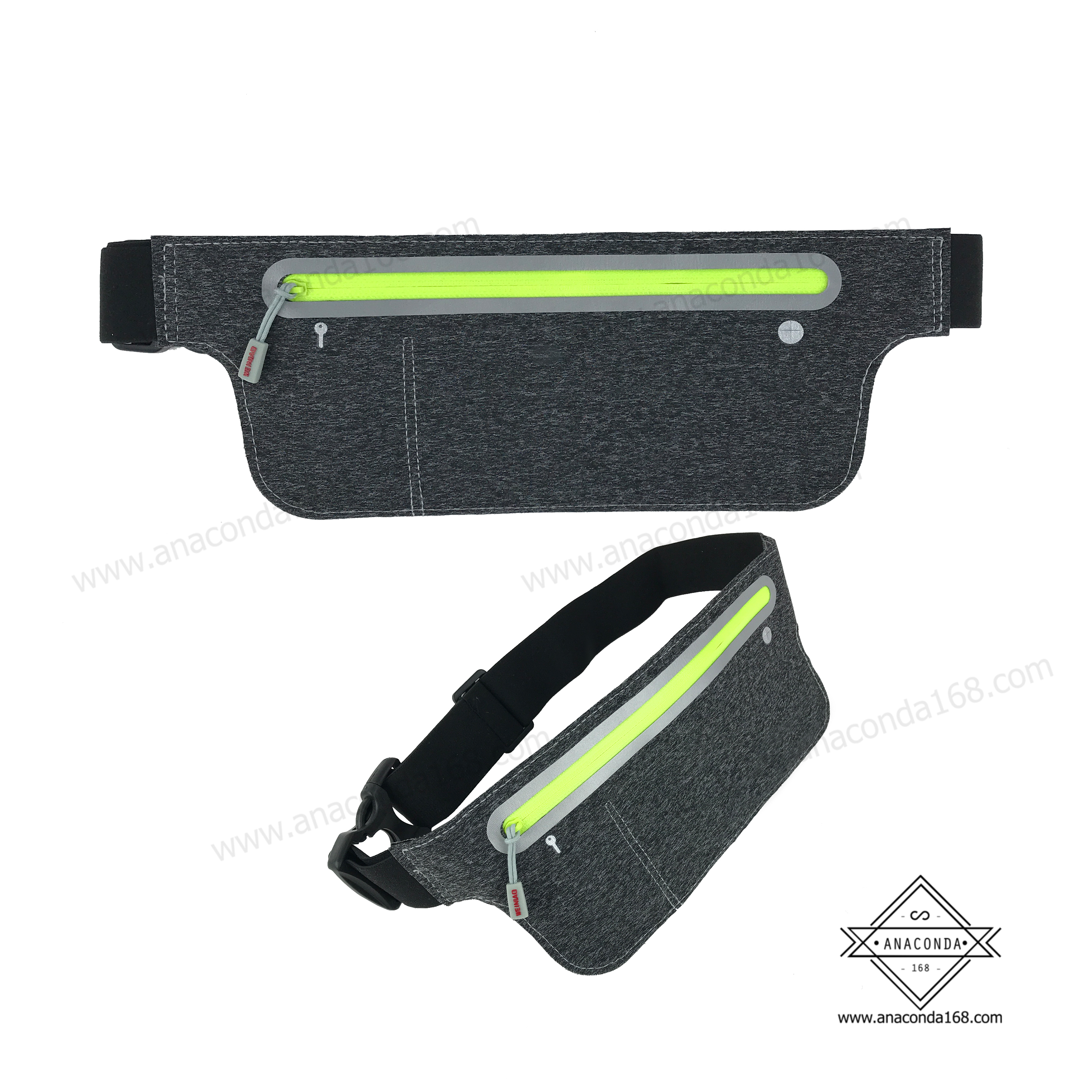 กระเป๋าคาดเอวสปอร์ตทรงเหลี่ยม