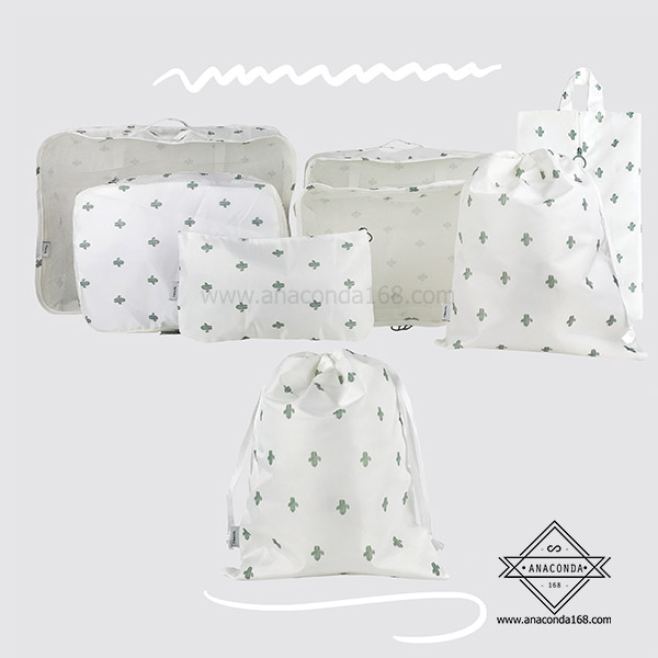 เซ็ทกระเป๋าจัดระเบียบเดินทาง 7 ชิ้น พับเก็บได้