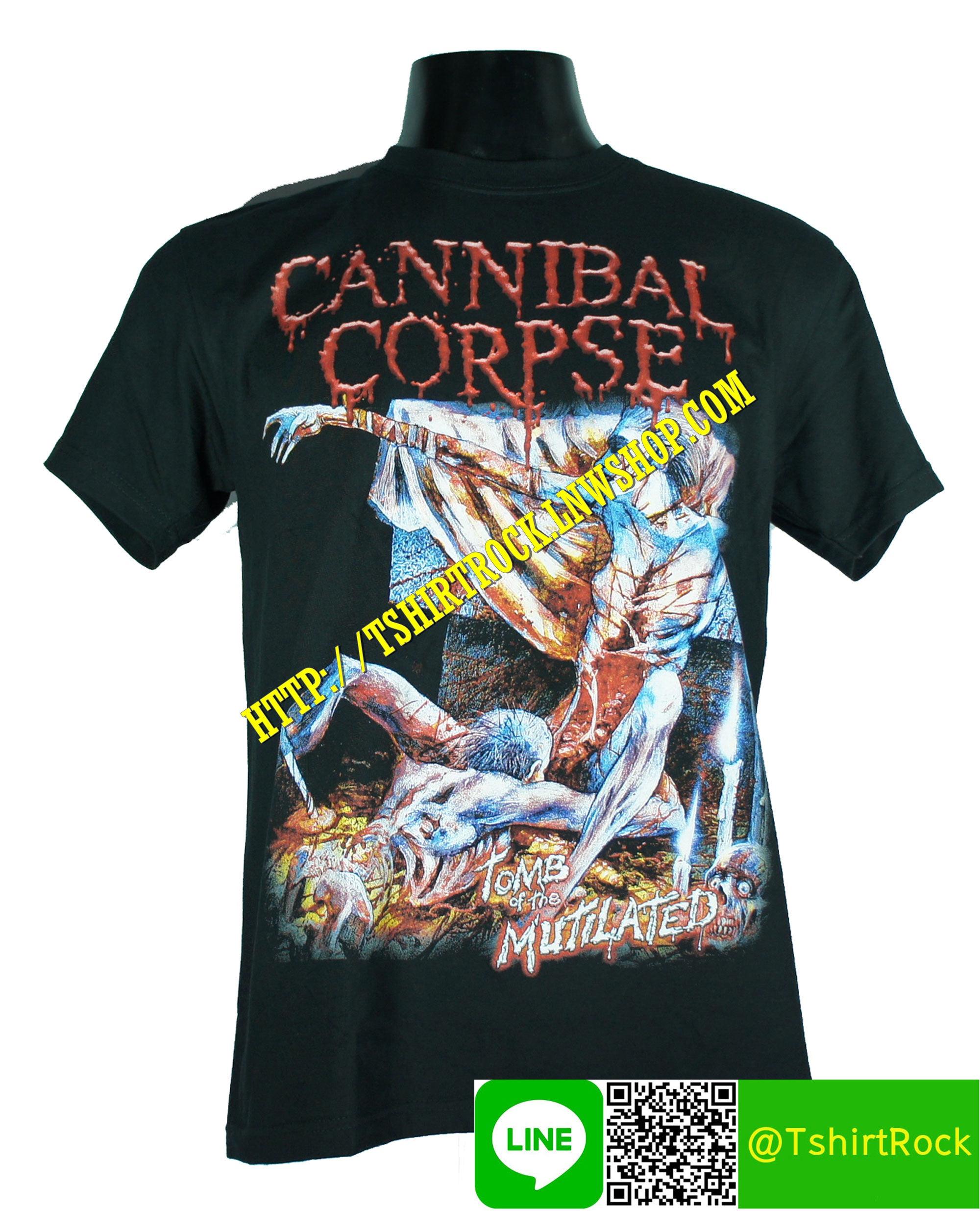 CANNIBAL CORPSE เสื้อยืดวงร็อค เมทัล ดนตรี เสื้อวง CNC1564