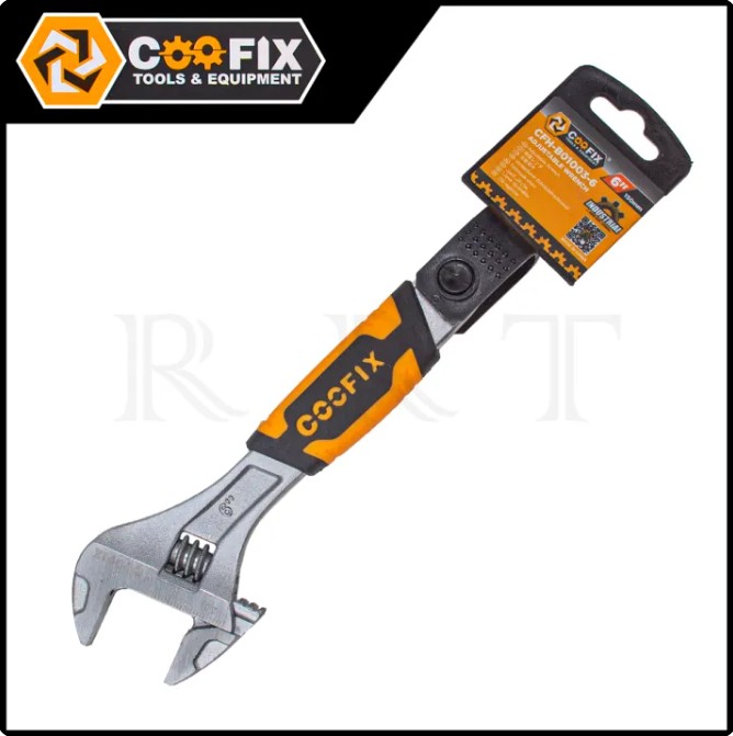 COOFIX ประแจเลื่อน 6 นิ้ว รุ่น CFH-B01003-6 เหมาะกับการใช้งานขันเกลียว น๊อตหรือยึดอุปกรณ์ต่างๆ