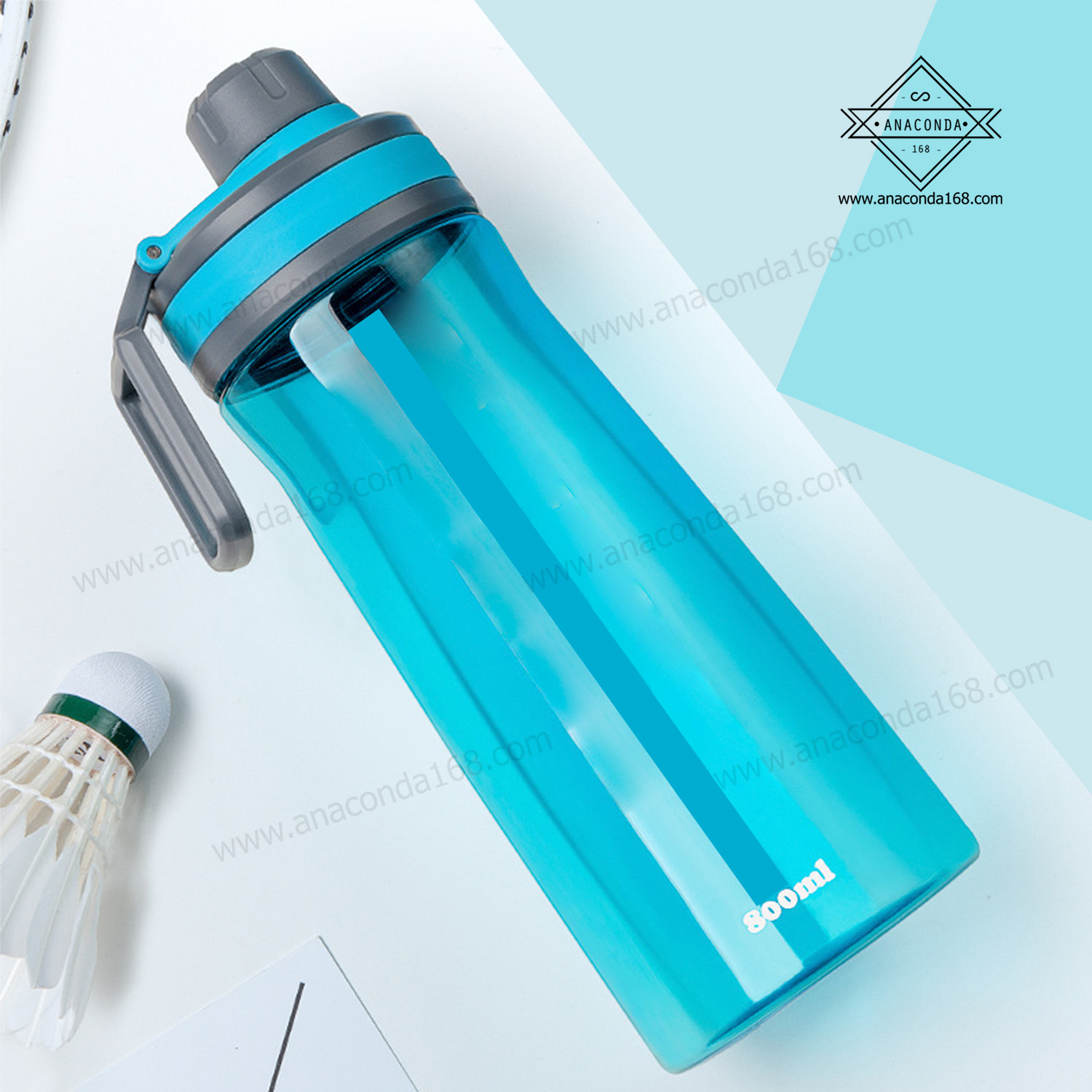 ขวดน้ำพลาสติกทรงยาว (CHFE) 800 ml.