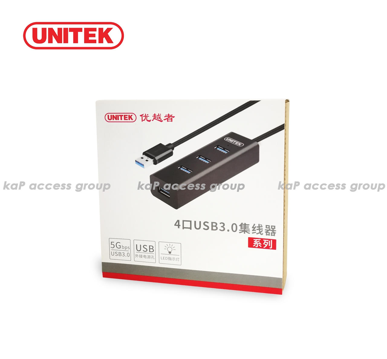 UNITEK HUB USB 3.0 4 PORT