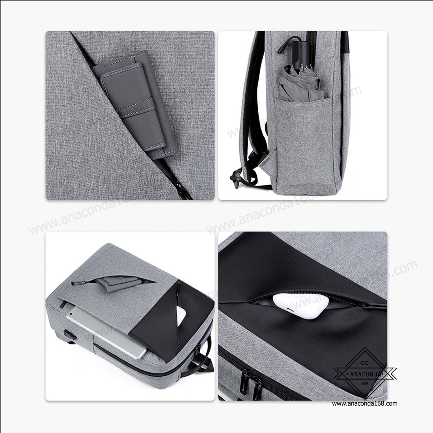 กระเป๋าเป้ไอทีสะพายหลัง 15.5 นิ้ว (Notebook & Laptop)