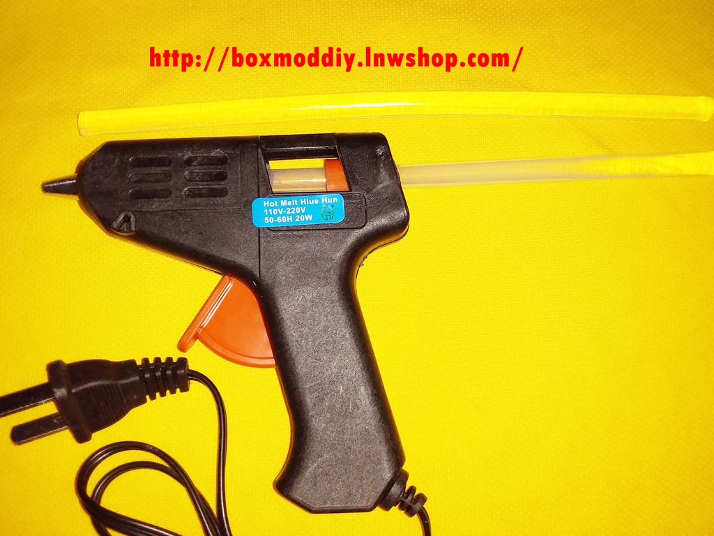 ปืนยิงกาวร้อน ปืนยิงกาวแท่ง งานDIY 20w ขนาดเล็ก แถมกาว2แท่ง DIY Electric Heating Hot Melt Glue Gun Sticks