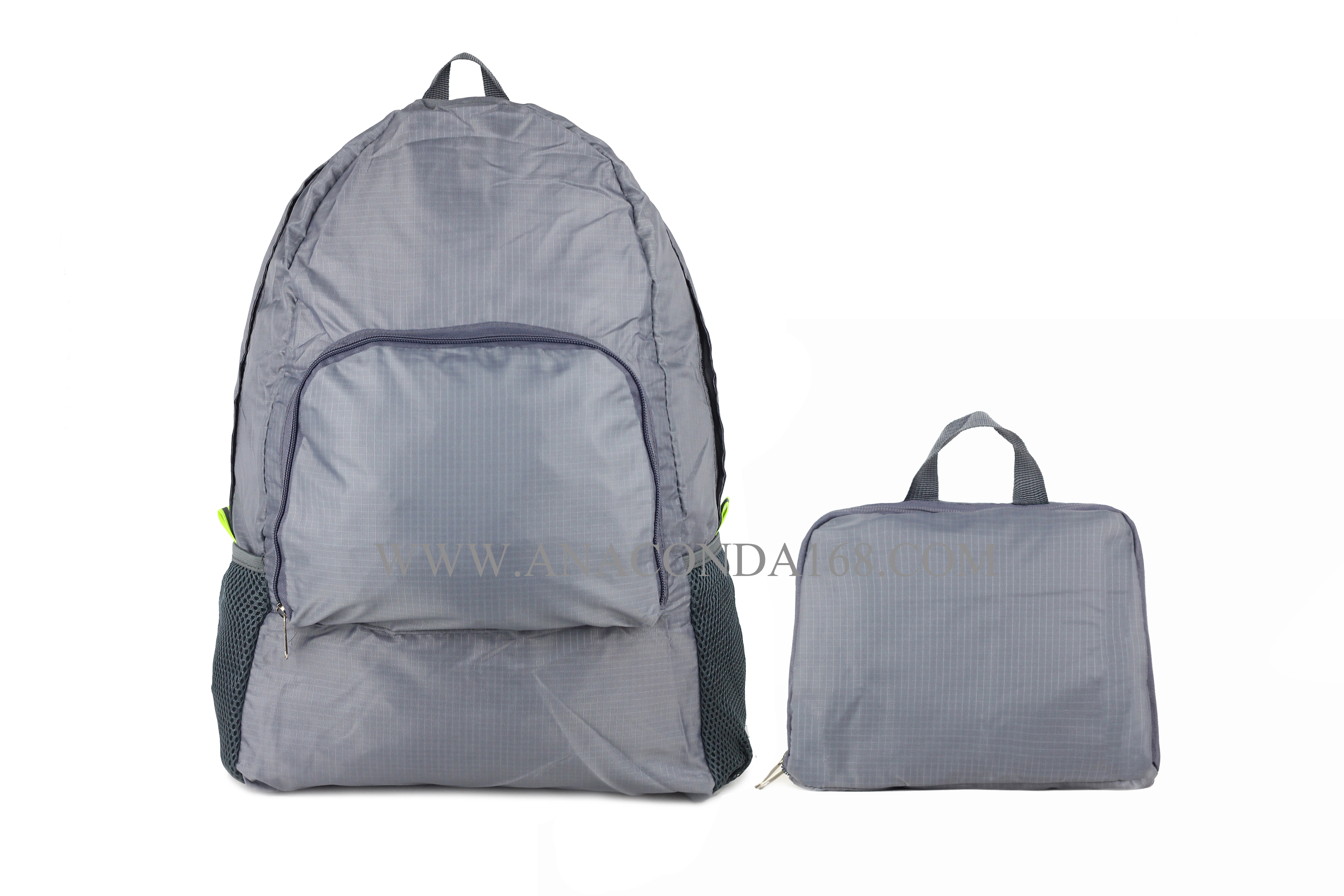 กระเป๋าเป้สะพายหลังพกพาพับเก็บได้