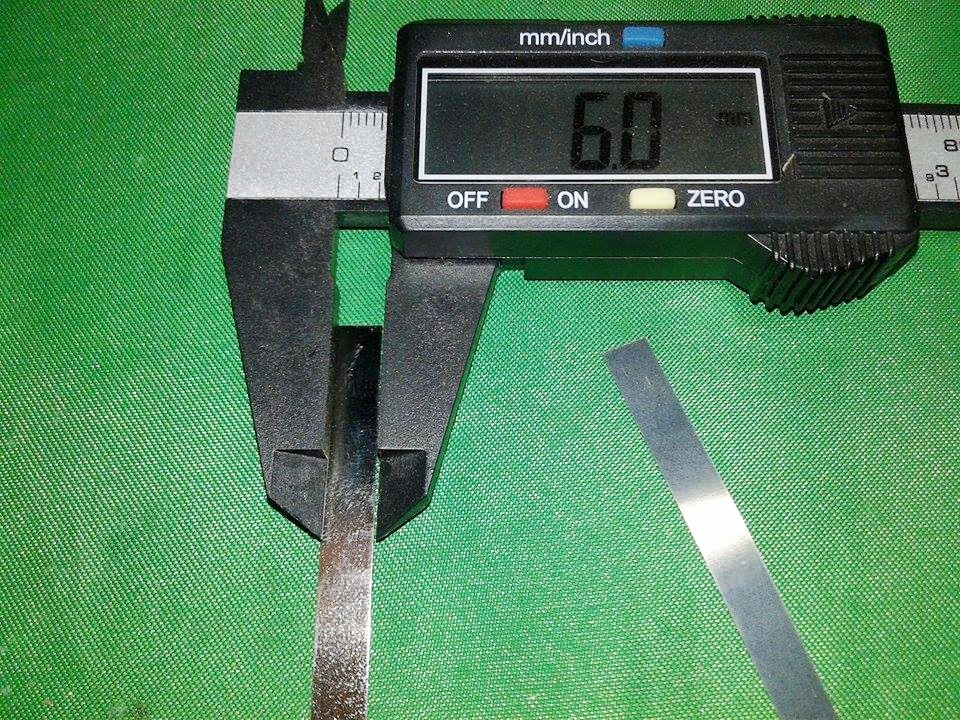 แผ่นนิกเกิ้ล เชื่อมขั้วแบตเตอรี่ ทำสะพานไฟ ขนาด 6x100x0.1mm