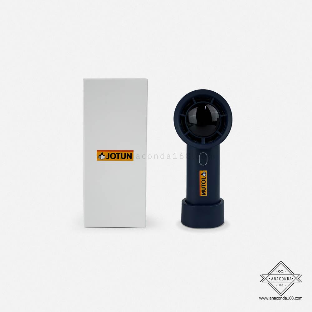 พัดลมพกพาดิจิตอล มีฐานรอง 100 ระดับ ทำโลโก้