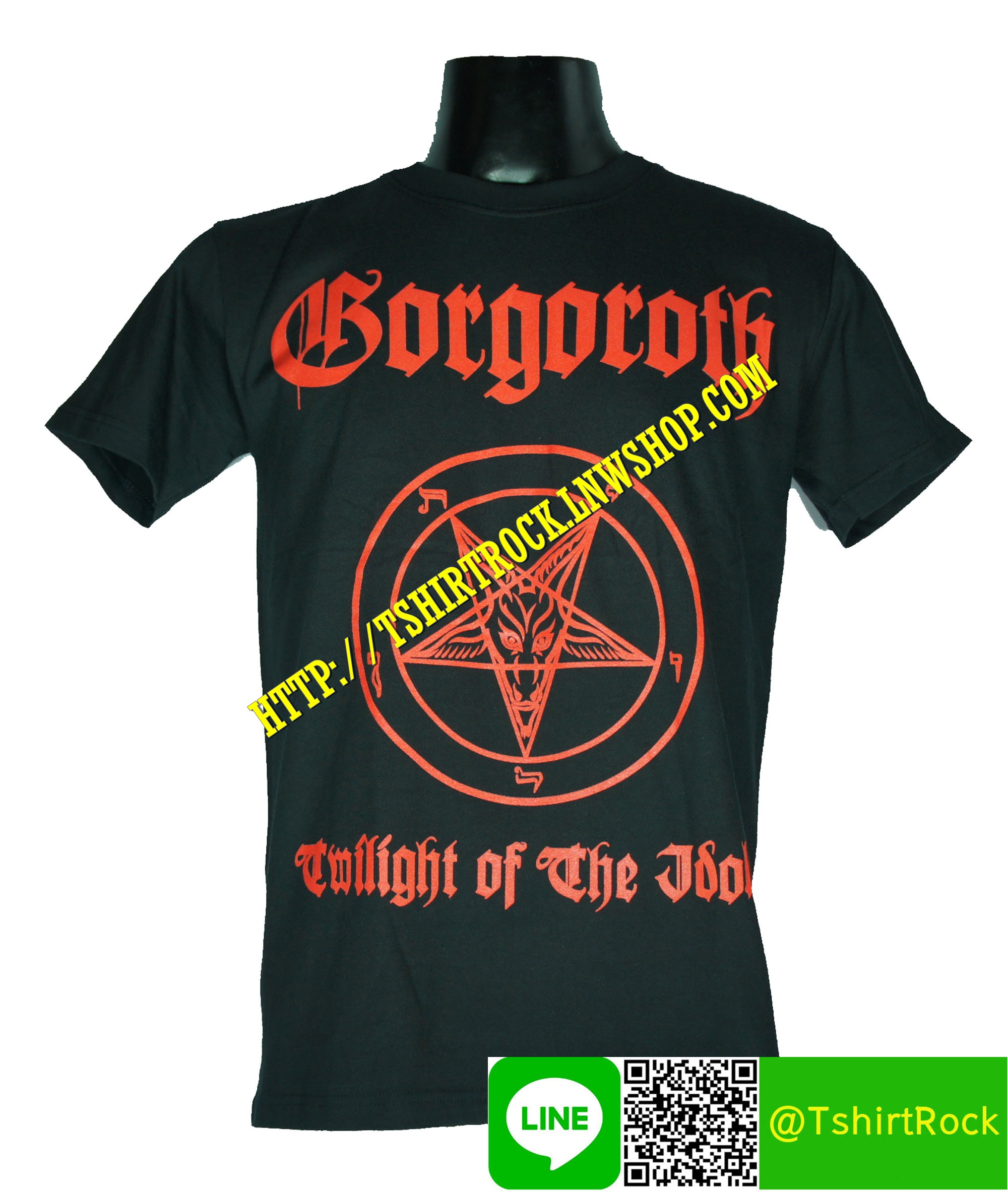GORGOROTH เสื้อยืดวงร็อค เมทัล ดนตรี เสื้อวง GGH1387