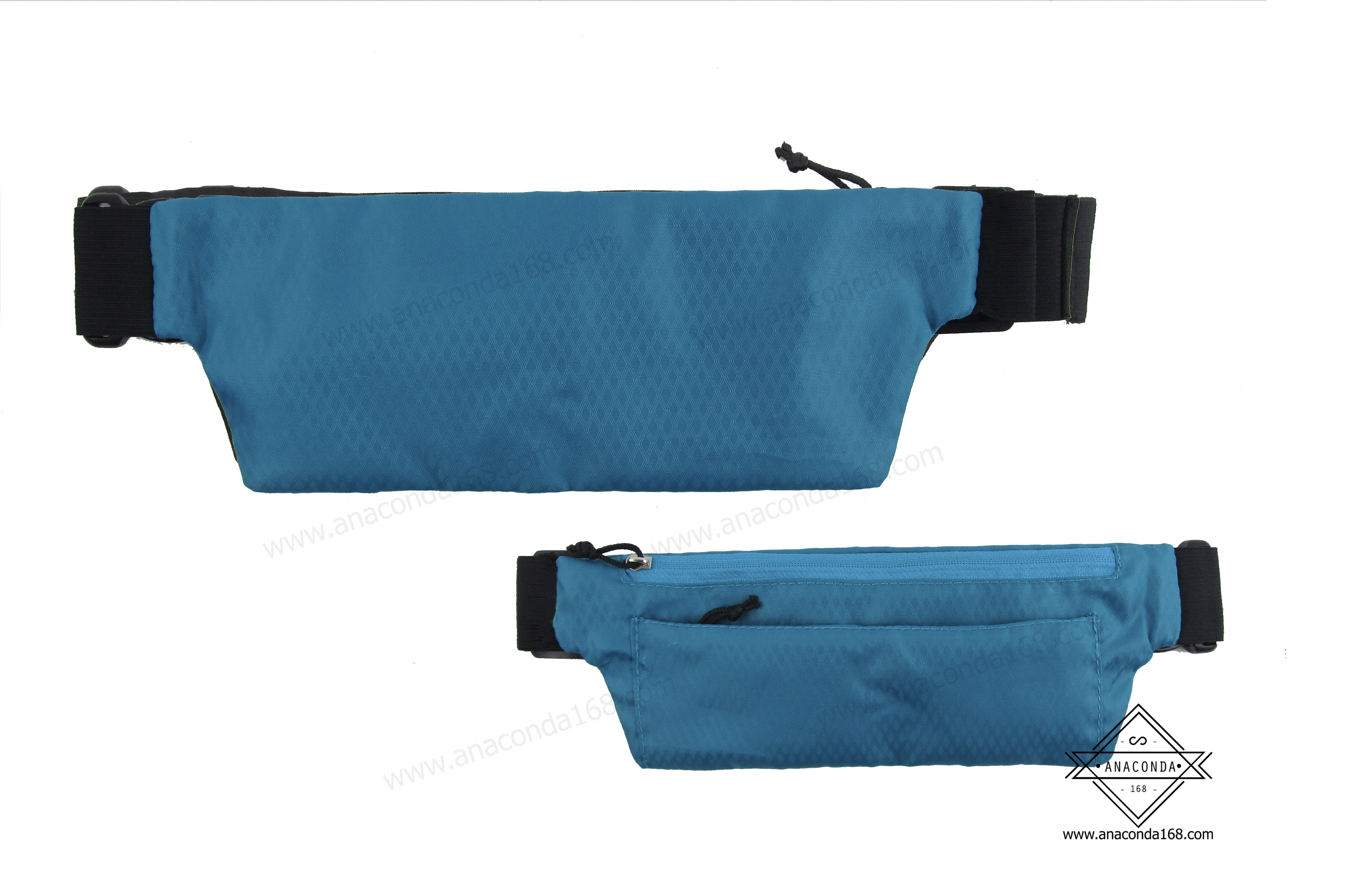 กระเป๋าคาดเอวสปอร์ต 2 ช่อง ทรงแบน