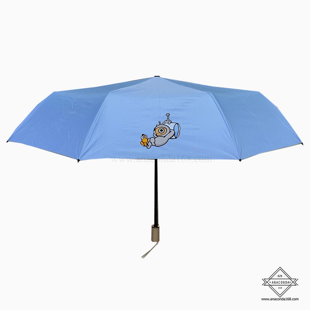 ร่มพับพรีเมี่ยม 3 ตอน ทำโลโก้