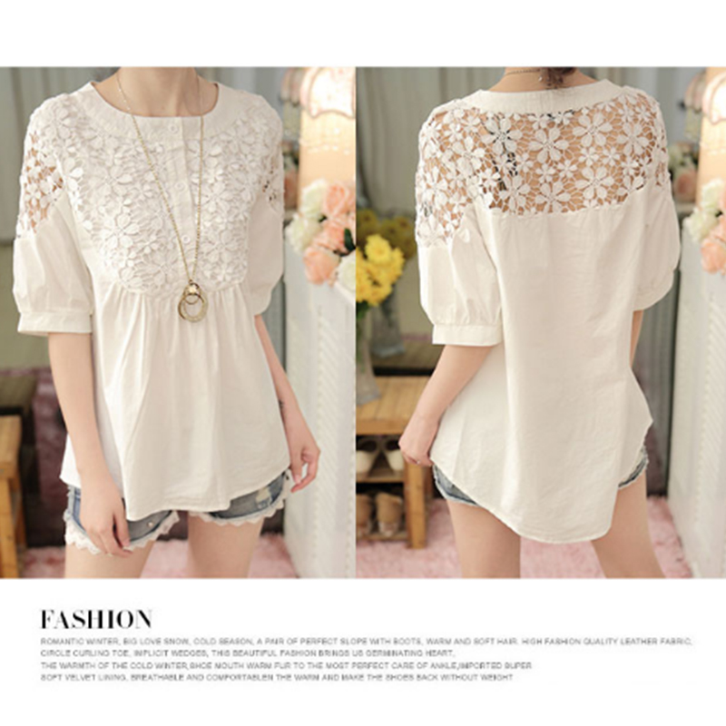 เสื้อฝ้ายลูกไม้korea