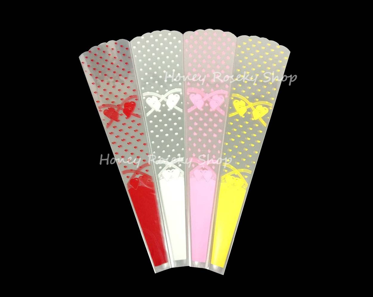 ซองใส่ดอกไม้ รุ่น 2LA (แพ็คละ100ใบ ต่อ1 สี)