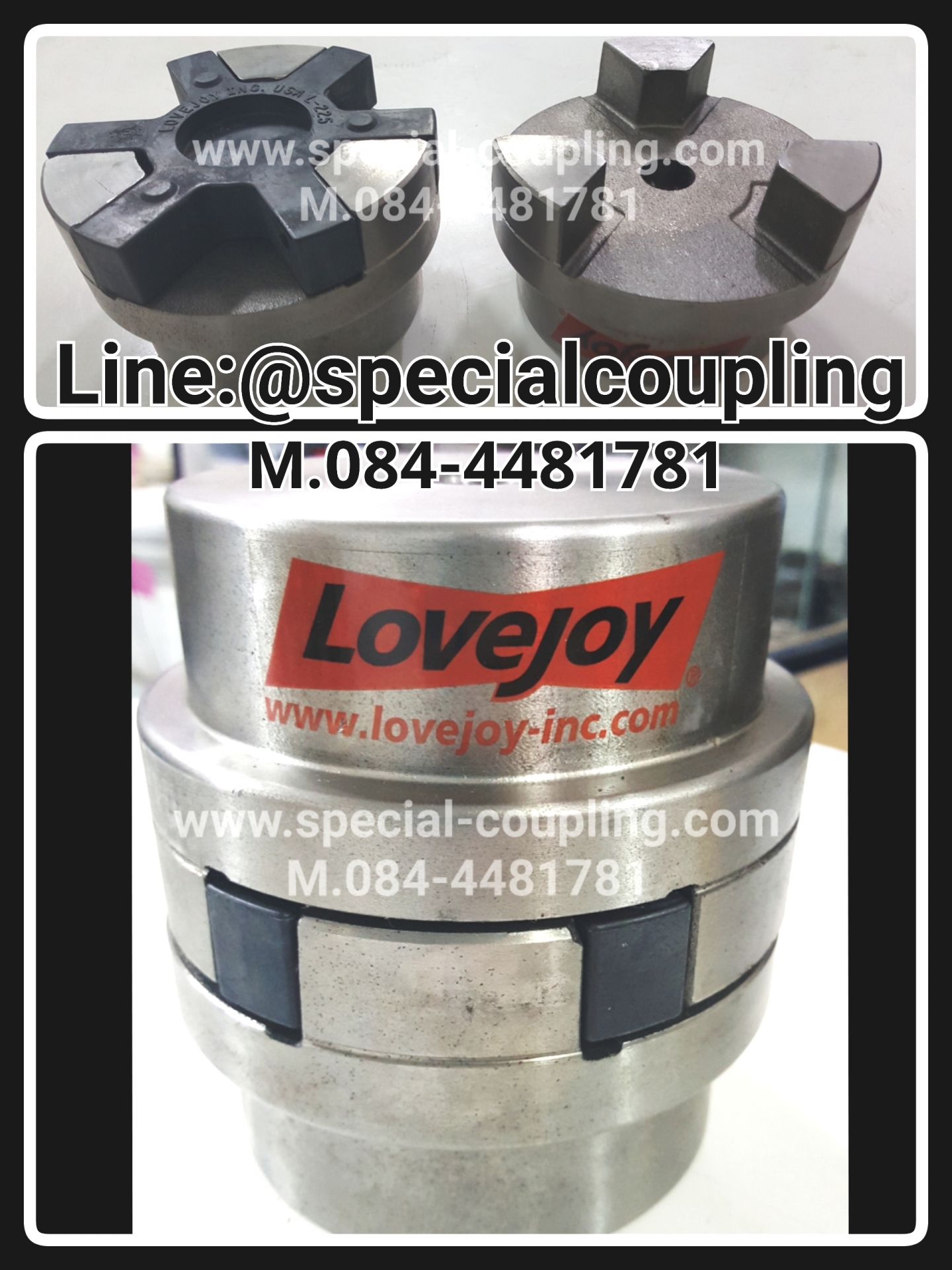 Jaw coupling size L225 Sox spider Lovejoy usa complete set