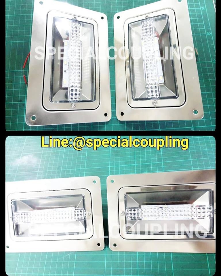 จำหน่ายไฟเพดานรถห้องเย็นขนาดเล็ก สแตนเลส 12v,24v