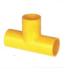 สามทาง 90องศา ร้อยสาย สีเหลือง