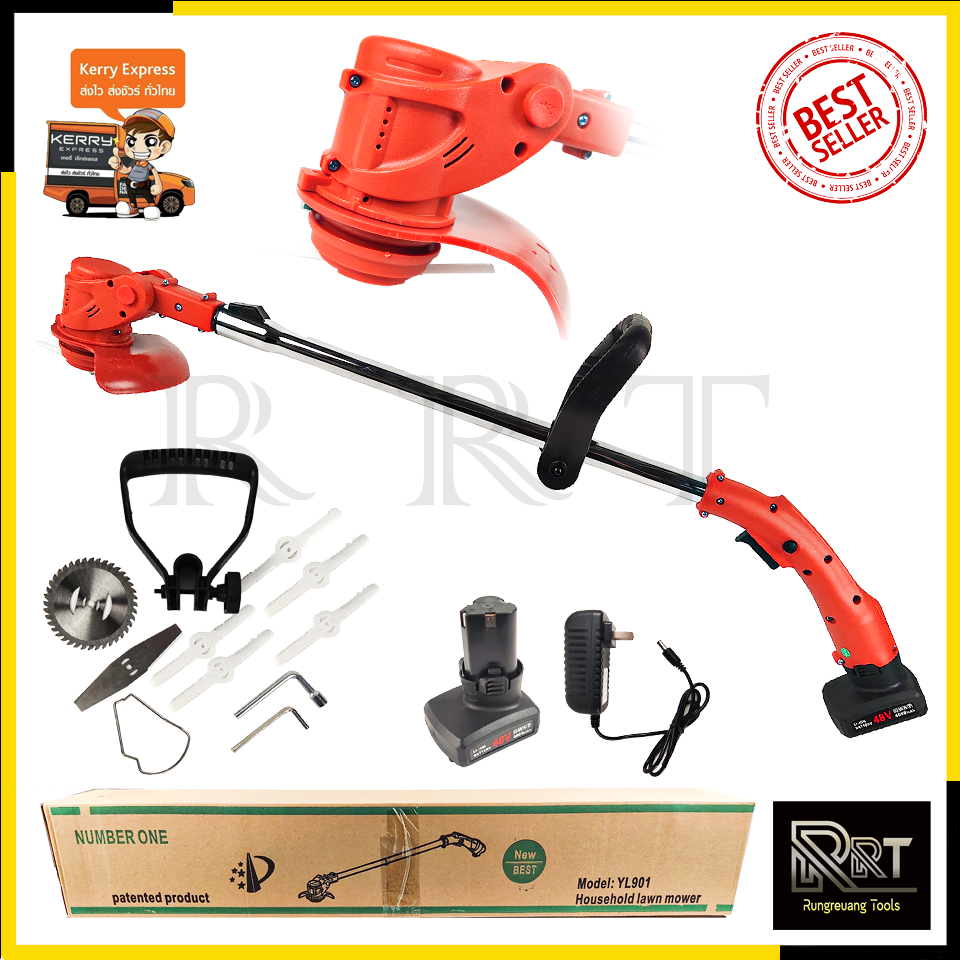 RRT เครื่องเล็มหญ้า ไร้สาย 48V รุ่น YL-901