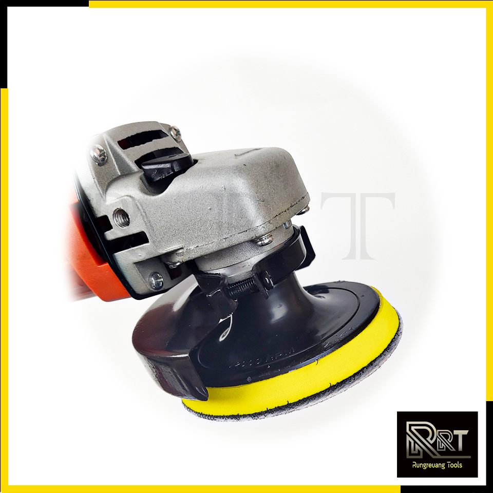 RRT จานติดกระดาษทราย + กระดาษทรายหลังผ้า(1+10) ขนาด 4"นิ้ว