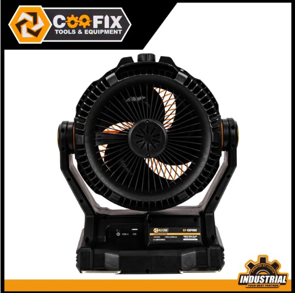 COOFIX พัดลมไร้สาย 20V พัดลมพกพา ขนาด 9 นิ้วรุ่น CF-CEF002