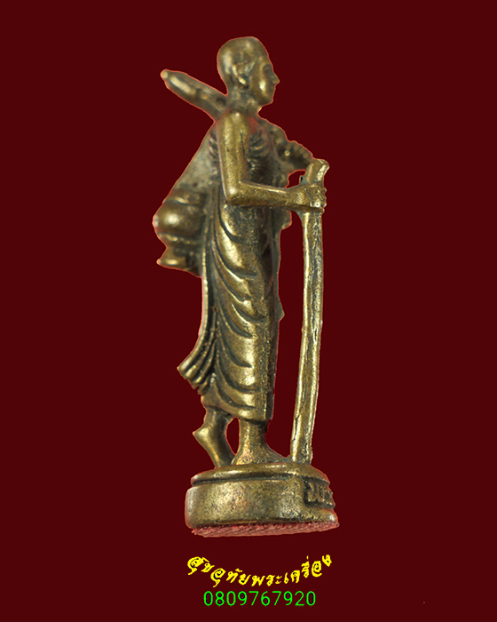 712.รูปหล่อพระสิวลี หลวงพ่อเขียน วัดกะทิง เขาคิชฌกูฏ จ.จันทบุรี 1ชุด2องค์ น่าบูชา