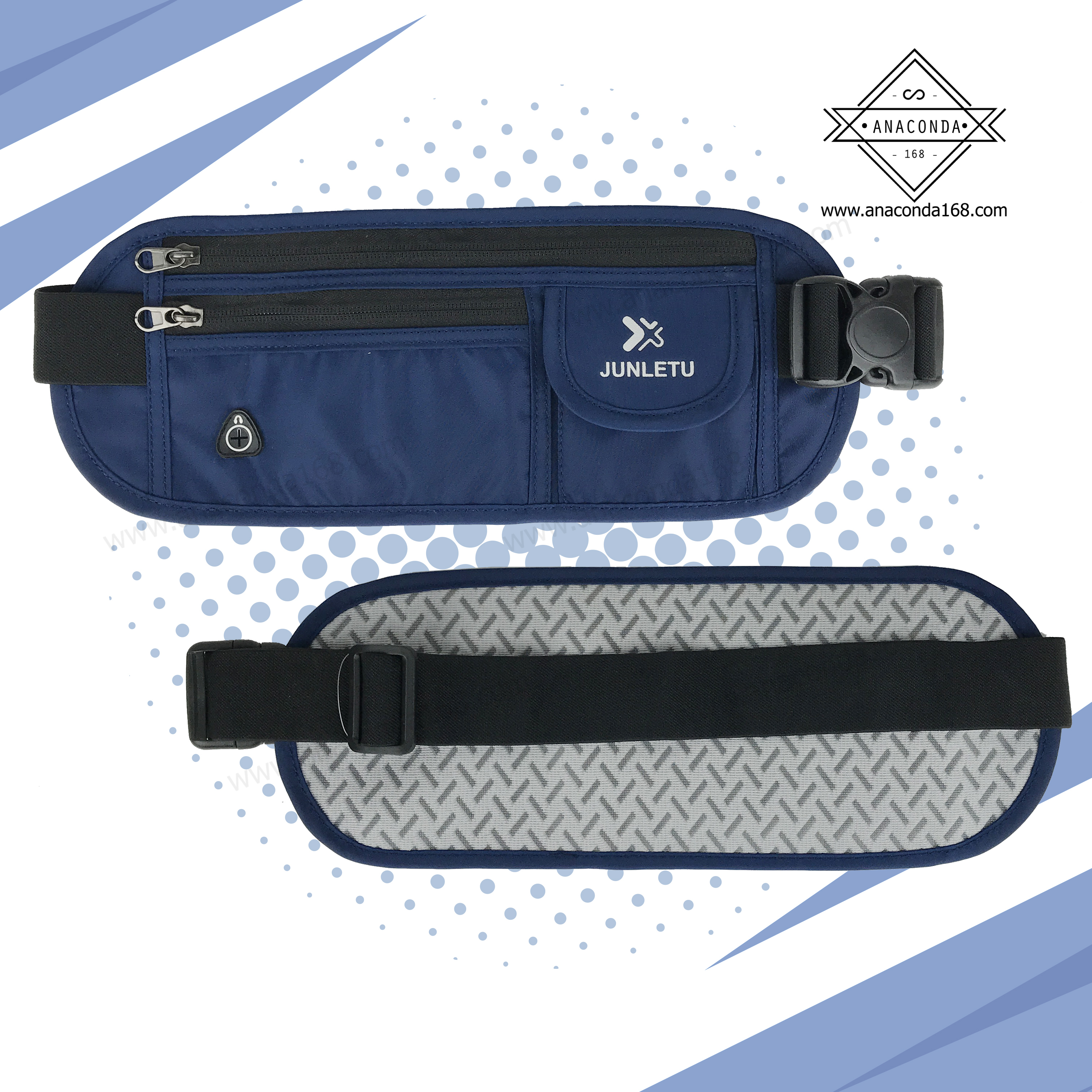 กระเป๋าคาดเอวทรงสปอร์ต JUNLETU