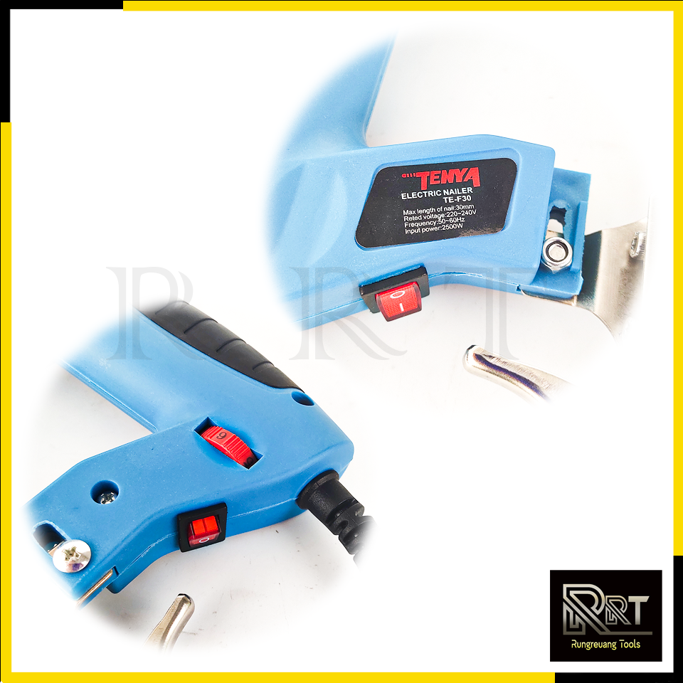 TENYA ปืนยิงตะปูไฟฟ้า ขาเดี่ยว รุ่น TE-F30 พร้อมกล่องเก็บ