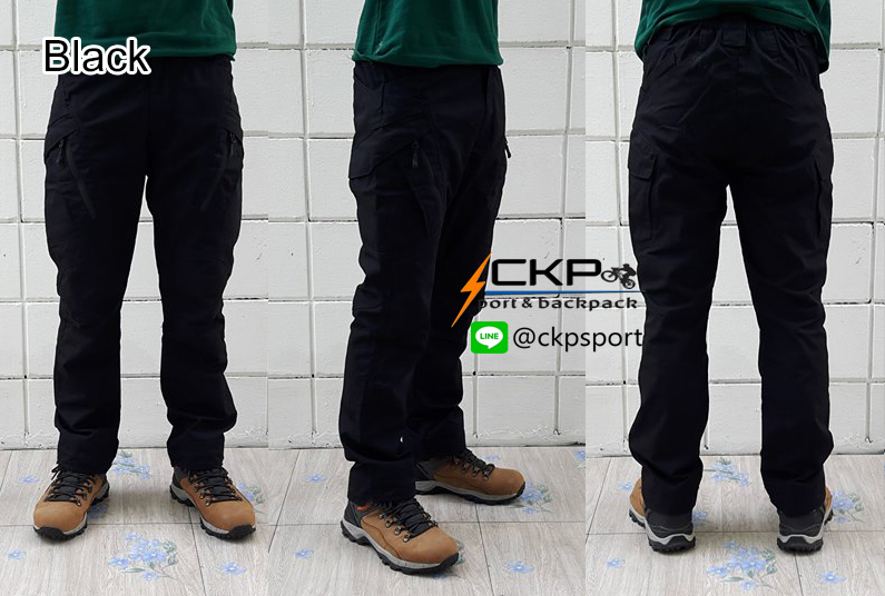 กางเกงแบรนด์ Sector Seven รุ่น ix9c (ผ้าริปสตอป) / สีดำ