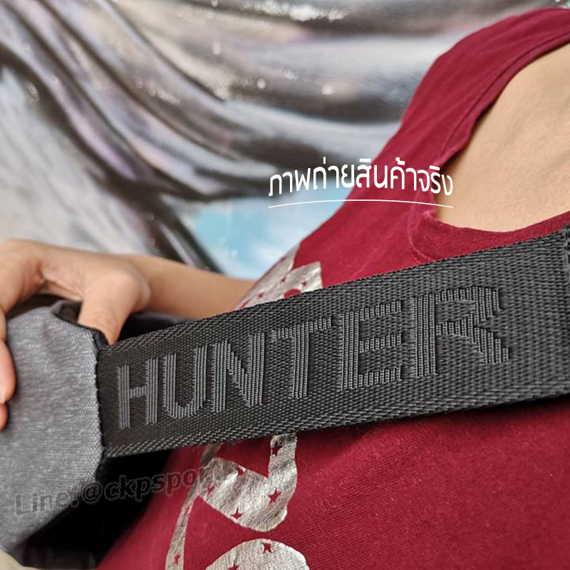 กระเป๋าคาดอก Arctic Hunter (ผ้ากันน้ำ) สีเทาดำ