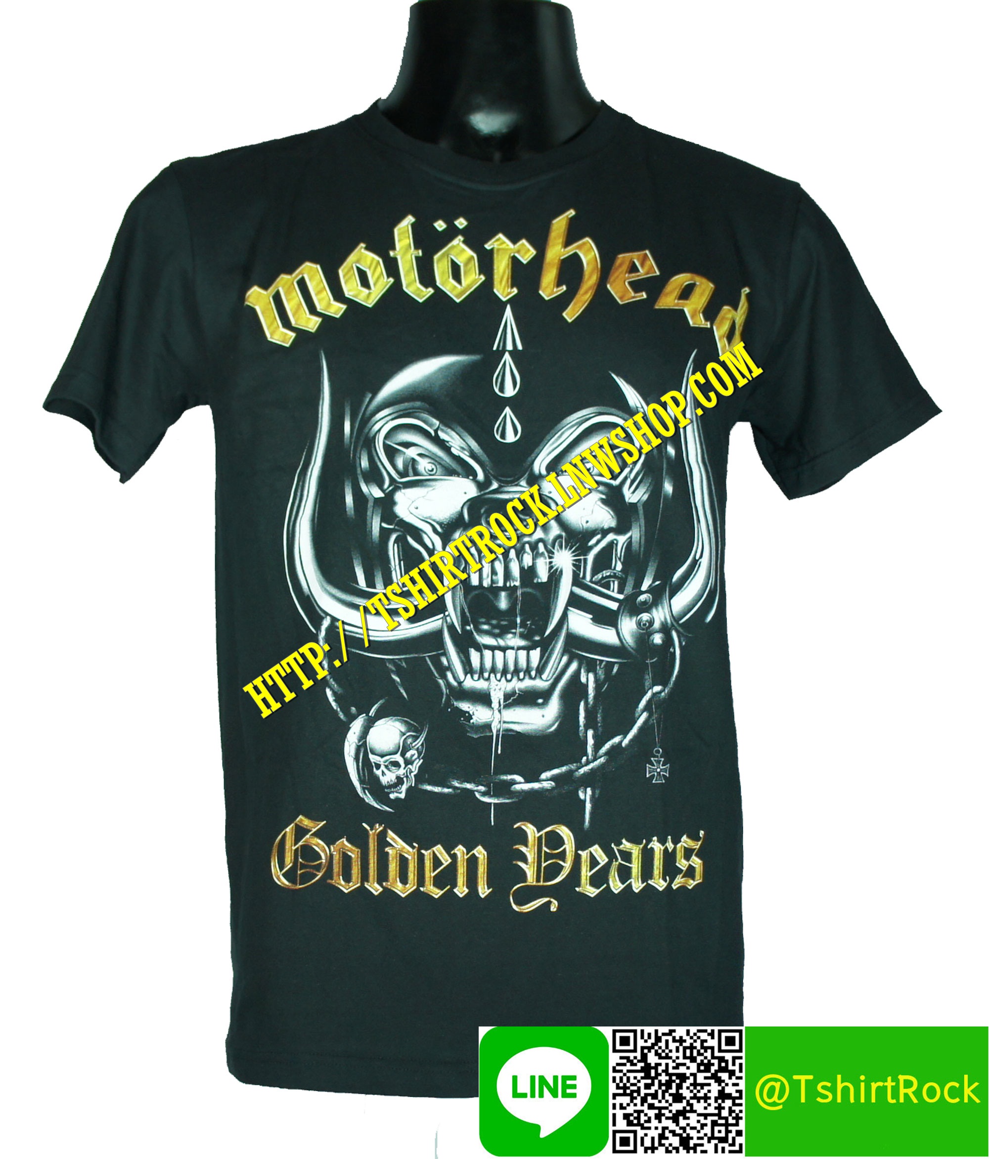 MOTORHEAD เสื้อยืดวงร็อค เมทัล ดนตรี เสื้อวงมอเตอร์เฮด MTH1481