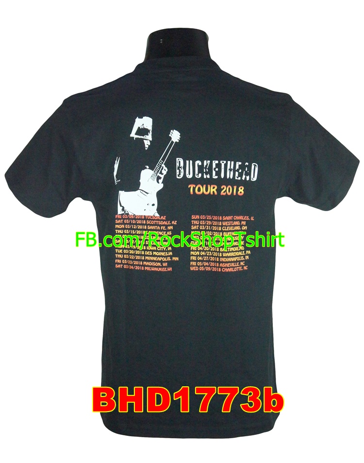 เสื้อยืดวง Buckethead เสื้อร็อค เสื้อวง เมทัล BHD1773