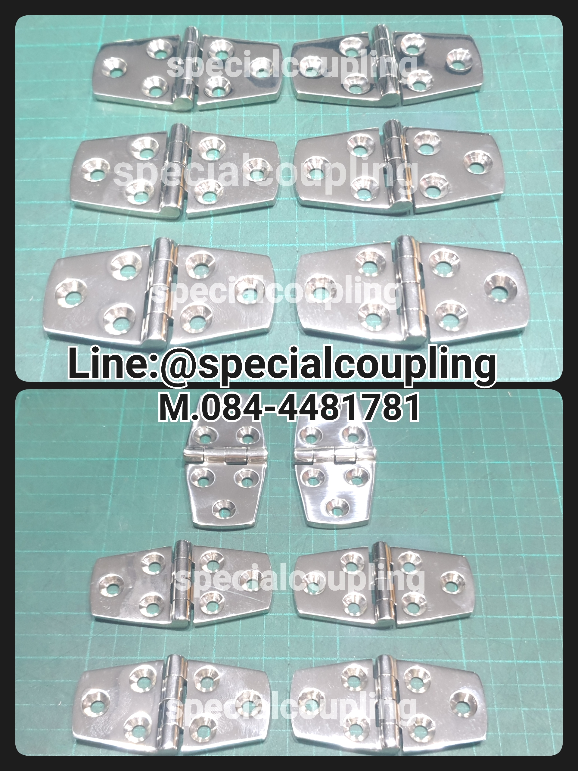 จำหน่ายบานพับsus316 /3รู ขนาดกว้าง 37 มิล ยาว 75มิล หนา4 มิล พร้อมส่งคะ