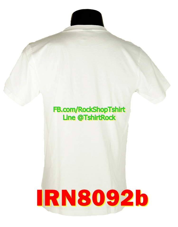 เสื้อยืดวง IRON MAIDEN เสื้อร็อค เสื้อวง เมทัล ไอเอิร์นเมเดน IRN8092