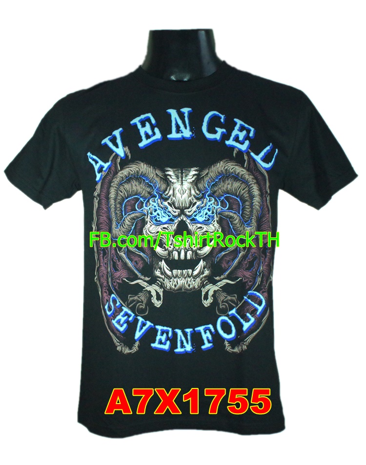 เสื้อยืดวง AVENGED SEVENFOLD เสื้อร็อค เสื้อวง เมทัล อะเว็นจด์เซเวนโฟลด์ A7X A7X1755